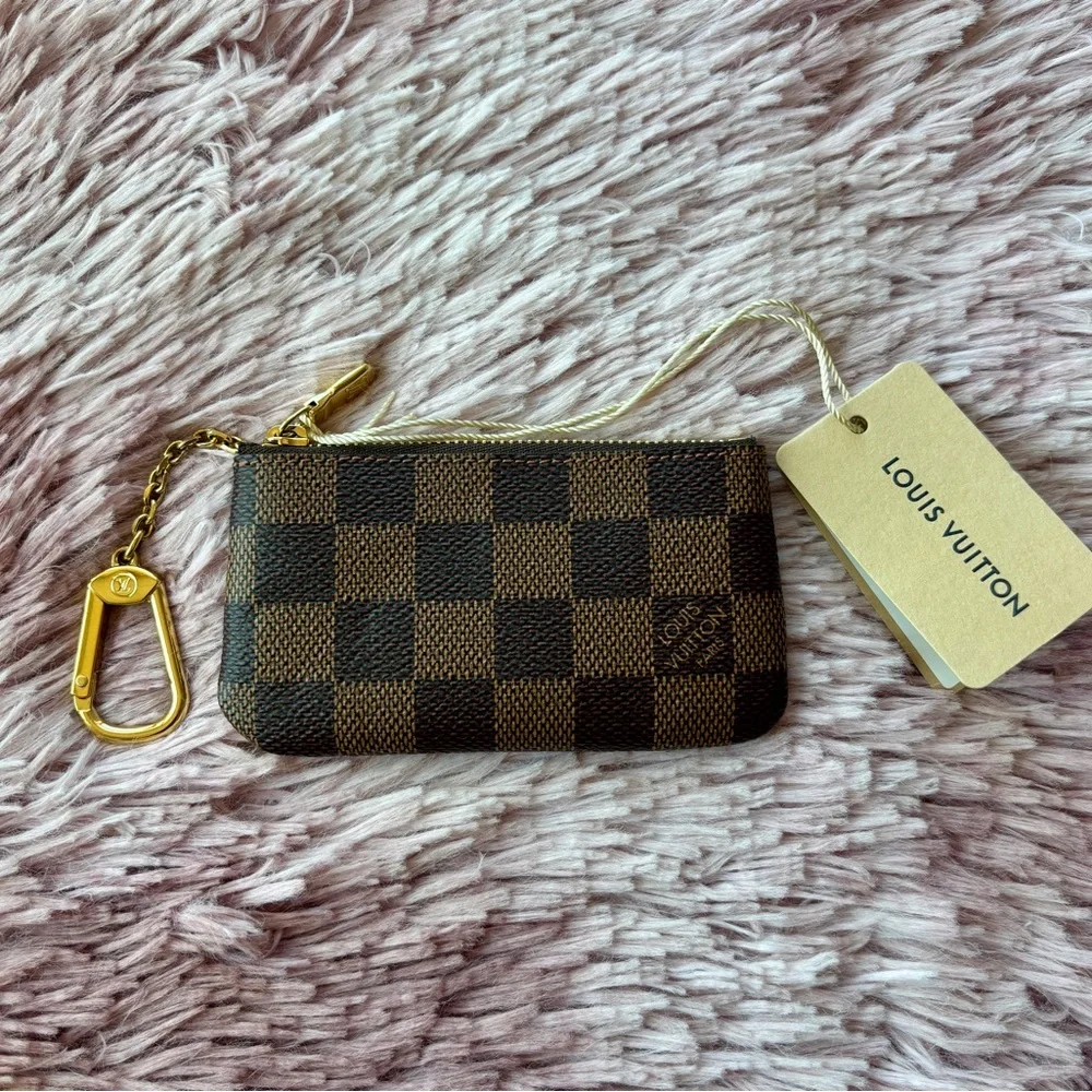 NWT Louis Vuitton Damier Ebene Key Pouch - Picture 2 of 8
